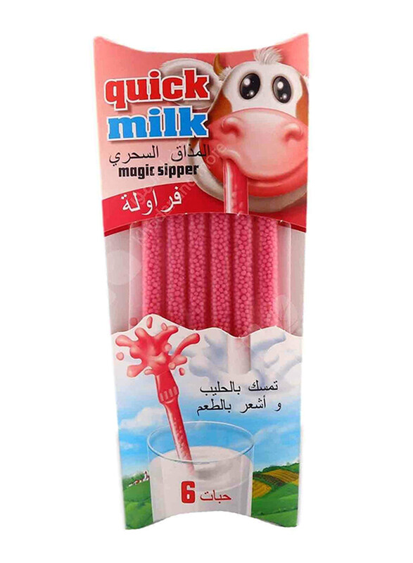 

Felfoldi Quick Milk Magic Sipper Strawberry Straws, 36g