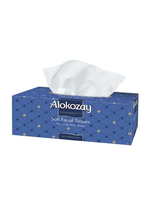 

Alokozay Soft Facial Tissue, 150 Sheets x 2 Ply