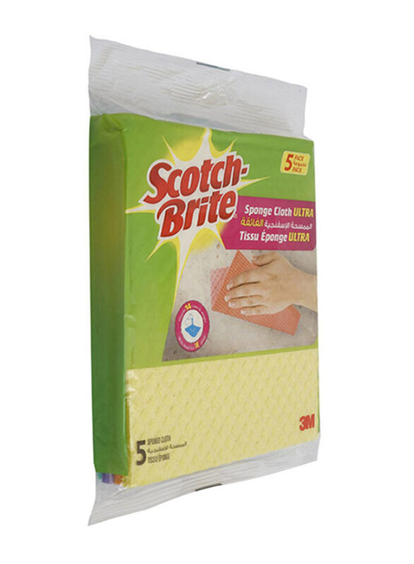 

3M Scotch Brite Sponge Cloth, 5 Pieces