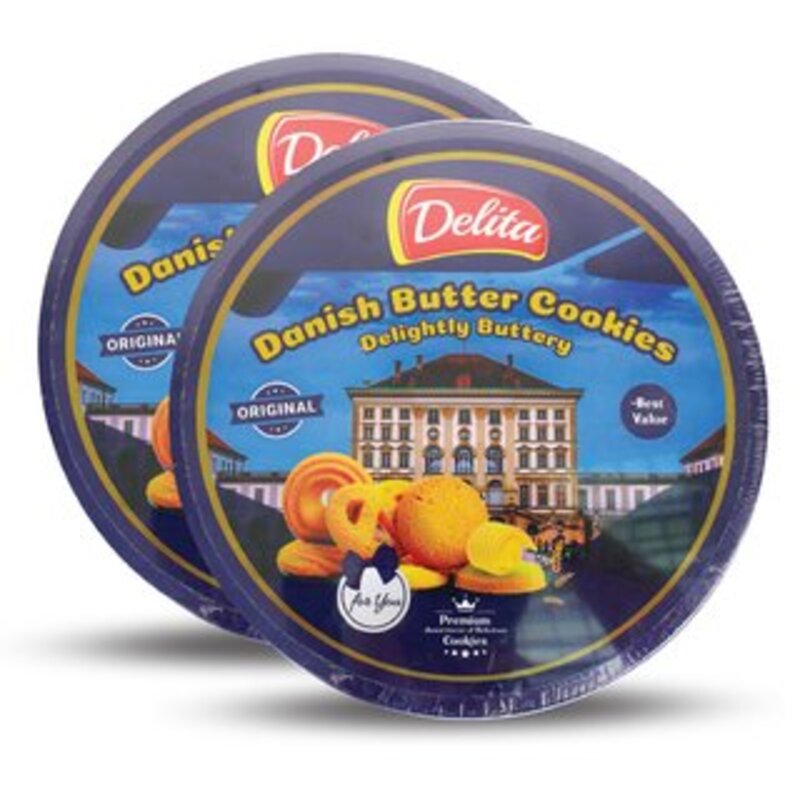 DELITA BUTTR COOKIES 2X340G