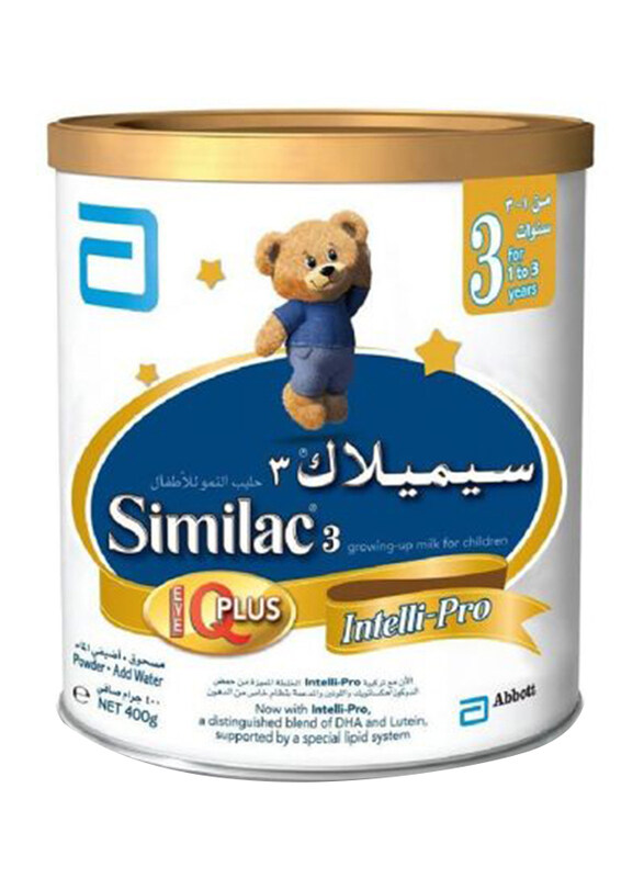 

Similac 3 Gain Plus Intelli Pro Formula Milk, 400g