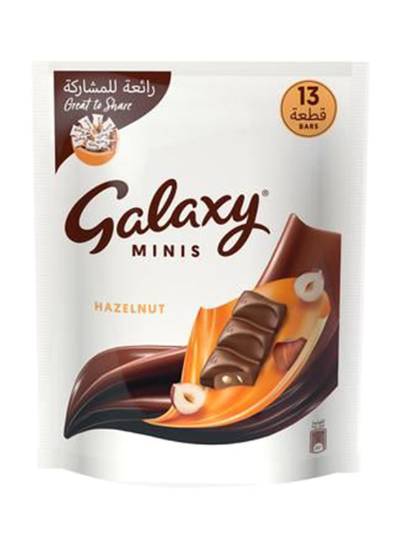 Galaxy Minis Hazelnut Bar, 13 Pieces, 162.5g