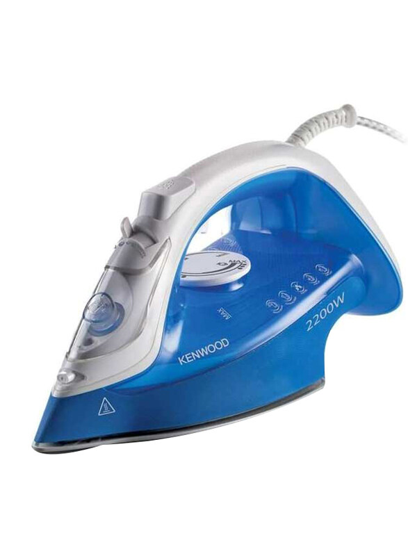 

Kenwood Electric Steam Iron, 2200W, STP60, White/Blue