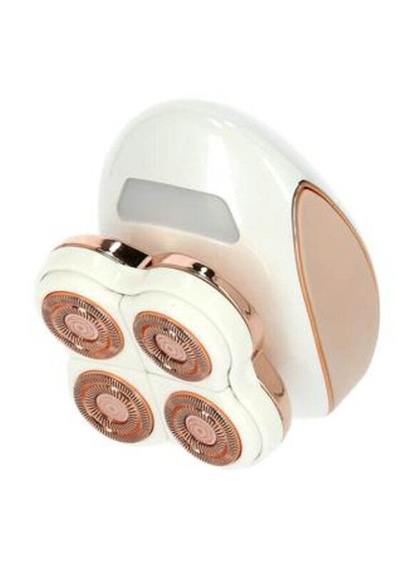 

Geepas Rechargeable Epilator for Women, GLS86042, White/Rose Gold