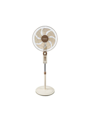 Olsenmark 18-inch Stand Fan, 7 Blades, OMF1788, Cream