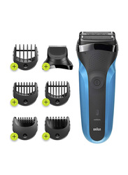 Braun Series 3 Shave & Style Trimmer, Black/Blue