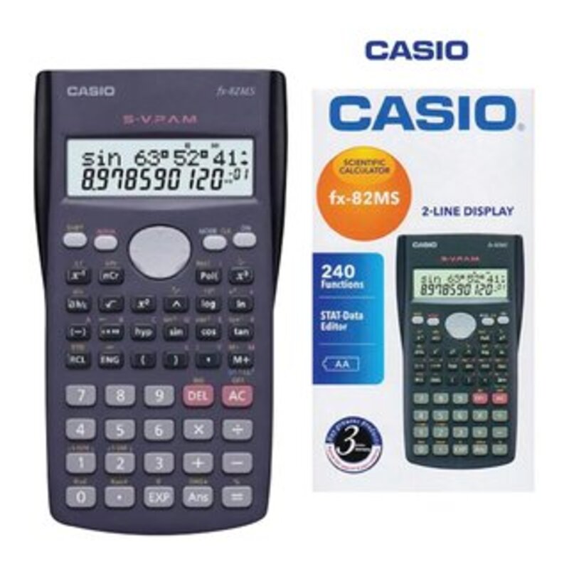 

Casio CSO FX 82MS , Scientific Calculator