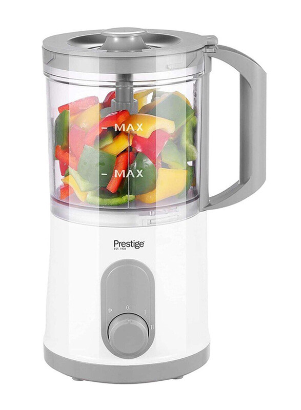 

Prestige Food Chopper with Glass Bowl, 500 Watts, PR81518, White