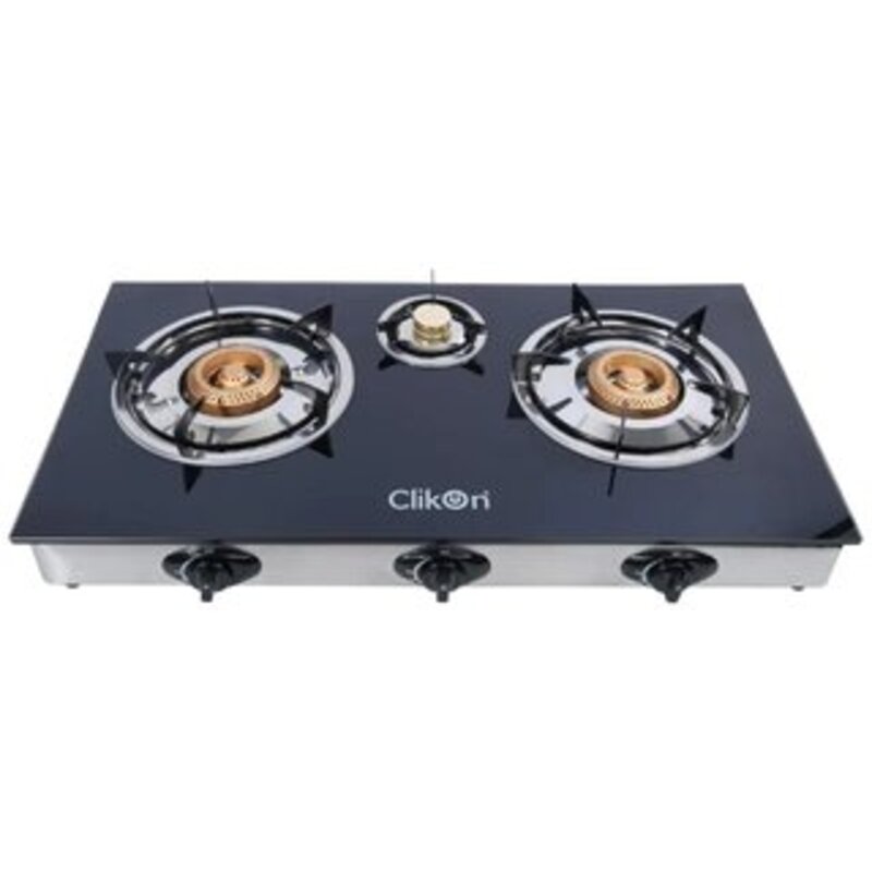 

Clikon CK4279 ,3 Burner Glass Top Gas