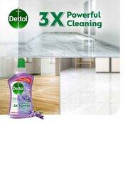 Dettol Lavender Antibacterial Power Floor Cleaner, 2 x 900ml