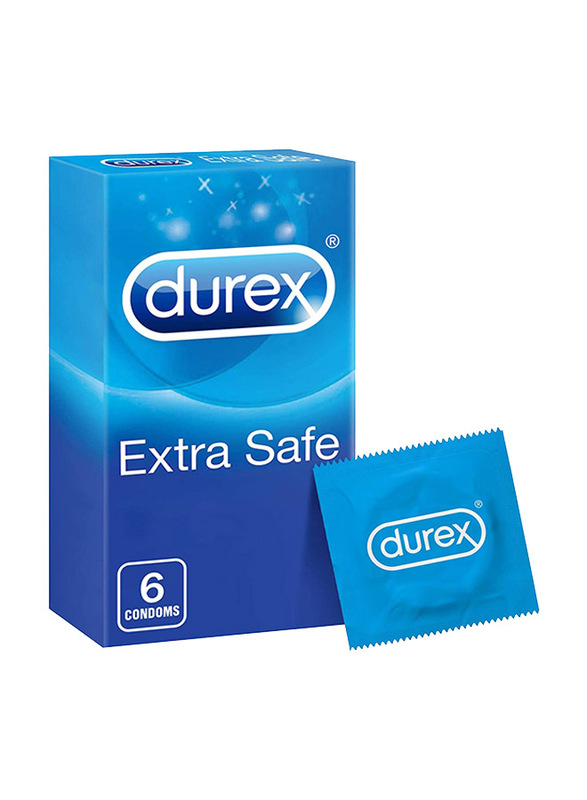 Durex Extra Safe Condoms, 6 Pieces