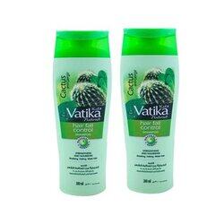 Vatika  Cactus & Gergir  , Naturals Hair Fall Control Shampoo Asst 2 x400 Ml