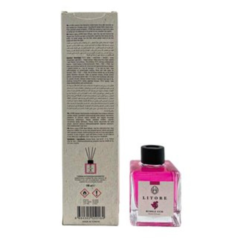 Litore Bubble Gum  Reed Difuser,  100 ml