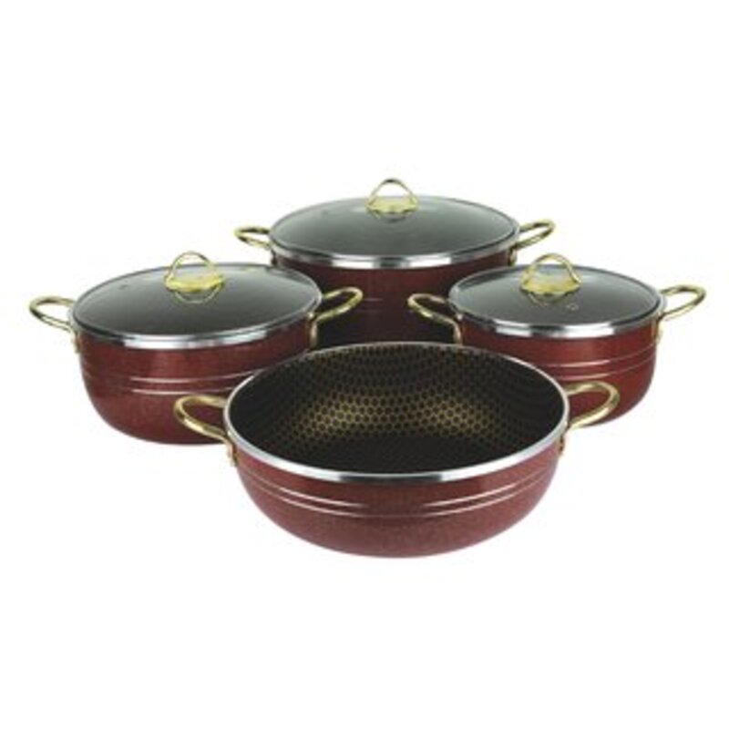 Cookware MONTAKHAB-7MARRON,  with Lid 7 Pieces Set