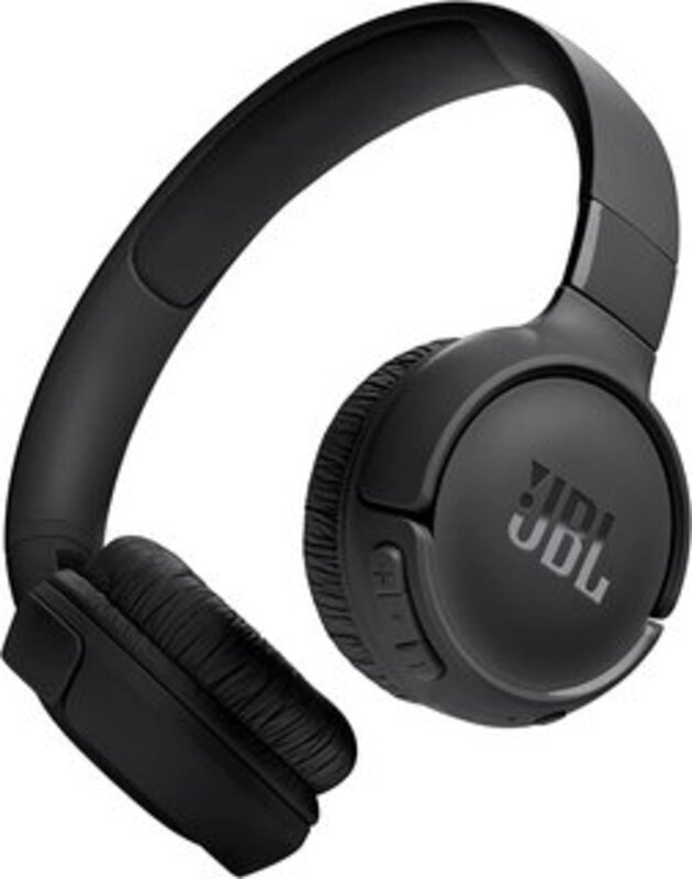 JBL Tune 520BT Wireless On-Ear Headphones, Pure Bass Sound, 57H Battery with Speed Charge, Hands-Free Call + Voice Aware, Multi-Point Connection, Lightweight and Foldable