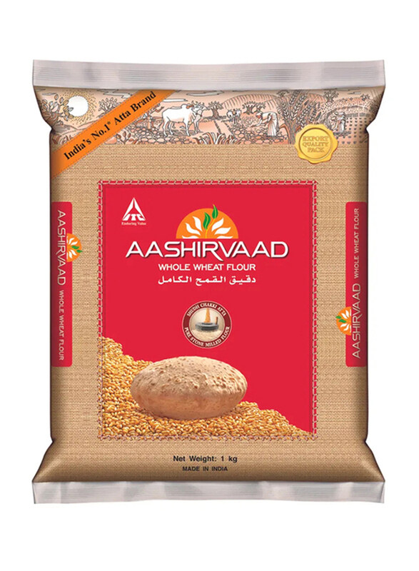 

Aashirvaad Whole Wheat Atta, 1Kg