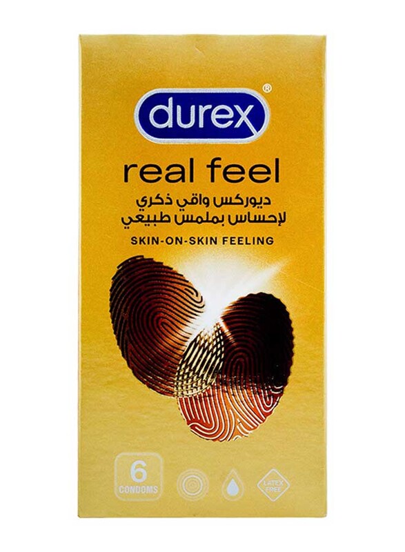 Durex Real Feel Condom, 6 Pieces