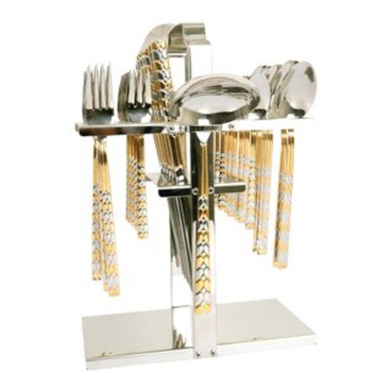 

Genric 38 Pcs Cutlery Set With Stand