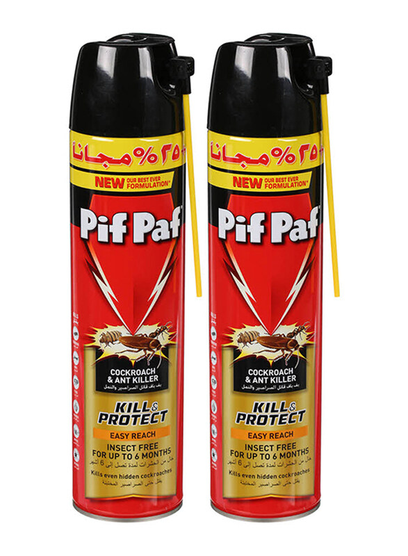 

Pif Paf Easy Reach Cockroach Insect Killer, 2 x 500ml