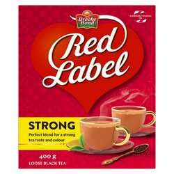 BROOKE BOND RED LABEL STRONG TEA  POWDER ,400G