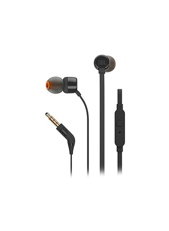 JBL Tune Wired In-Ear Earphones, T110, Black