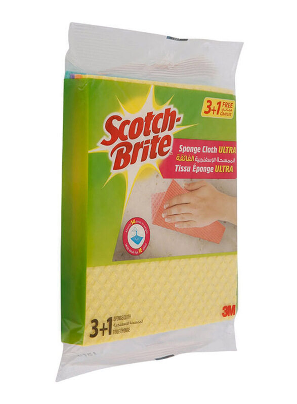 

3M Scotch Brite Sponge Cloth, 4 Pieces