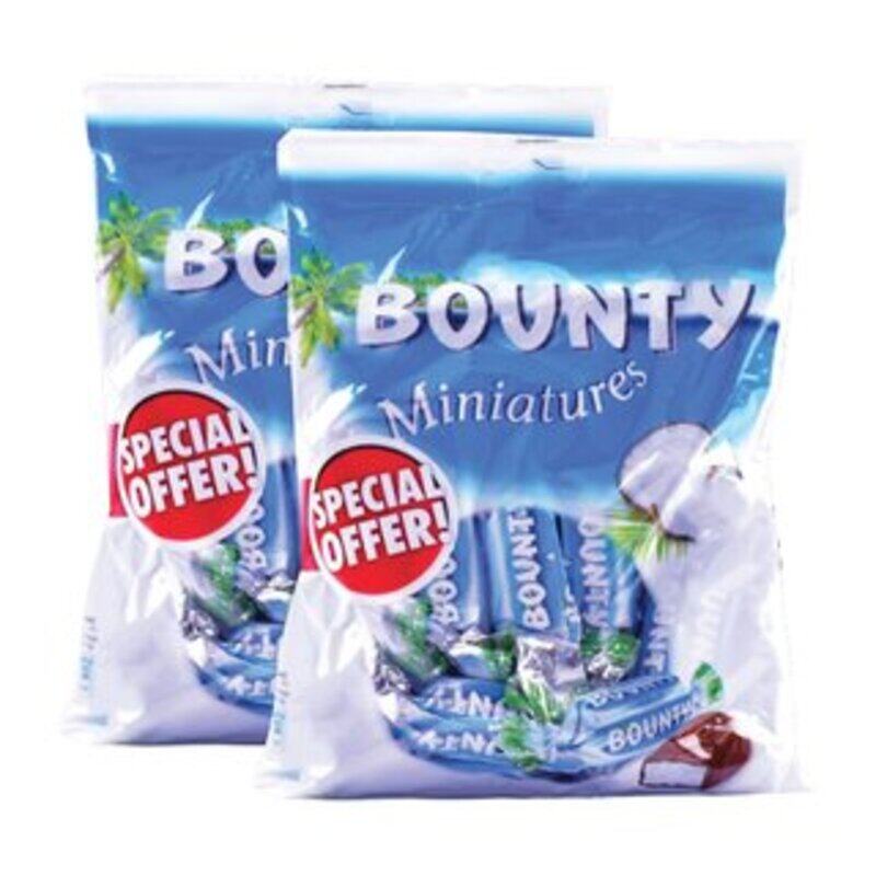 

Bounty Miniatures Chocolate Bar 2 x 150g