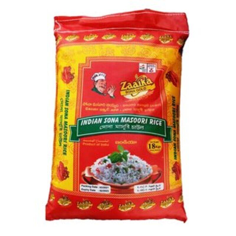 

Generic Zaaika Indian Sona Masoori Rice, 18Kg