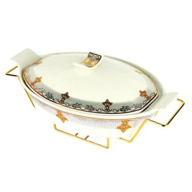 

Generic Ceramic Food, 16565-278-1-S, Warmer Oval 13 Inch