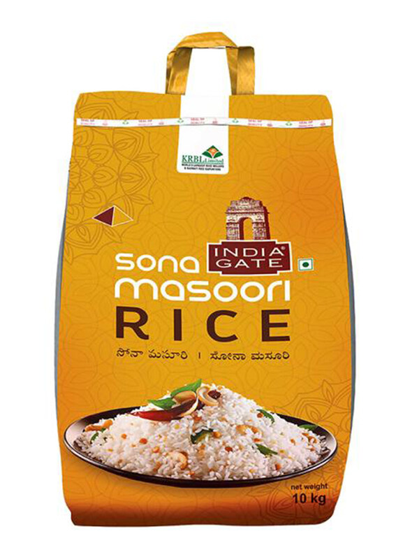 

India Gate Sona Masuri Rice, 10Kg