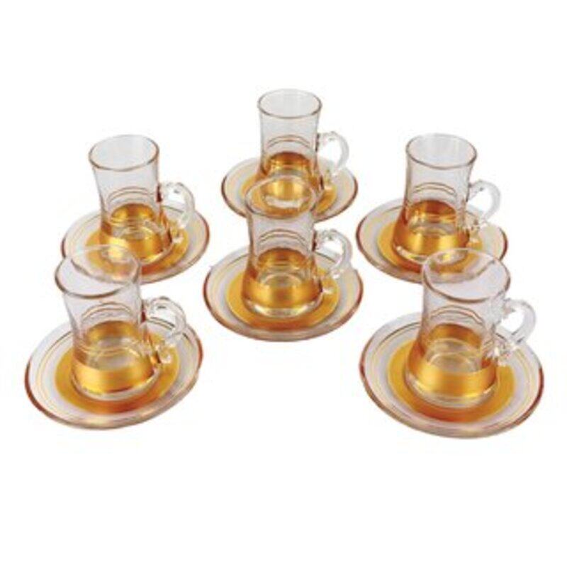 Istikan  16186-D-6, 12 Pcs Glass Set