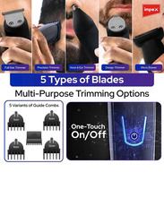 Impex Professional Multi Grooming & Trimmer Kit, GK 402, Black