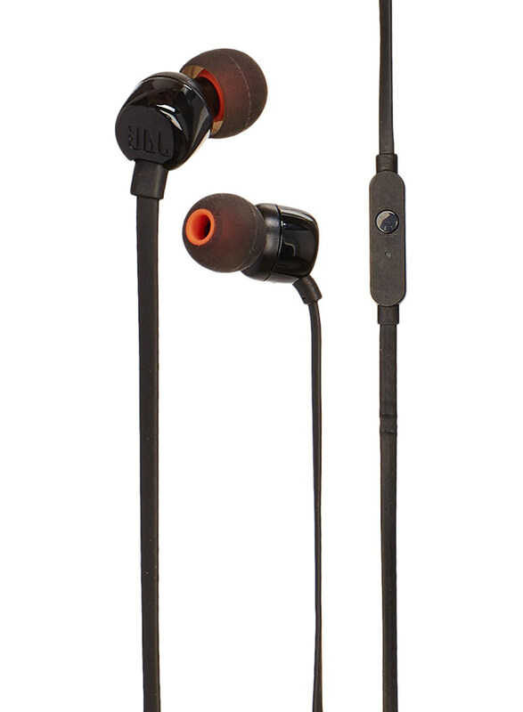 JBL Tune Wired In-Ear Earphones, T110, Black