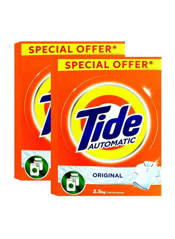 

Tide Automatic Laundry Detergent Washing Powder, 2 x 2.5 Kg