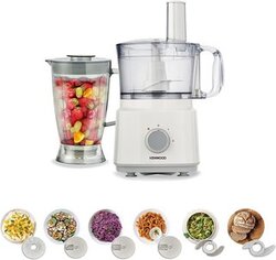 Kenwood Fdp03, Food Processor  Multi Functional With 3 Interchangeable Disks, Blender, Whisk, Dough Maker