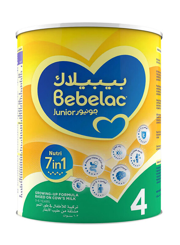 

Bebelac Junior Nutri 7-In-1 Stage 4 Growing Up Formula, 800g