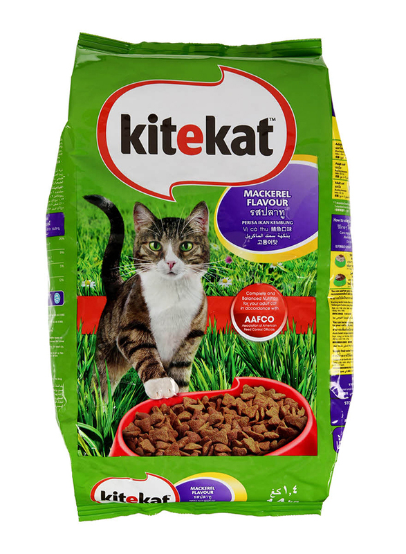 Kitekat Mackerel Flavour Cat Dry Food, 1.4 Kg
