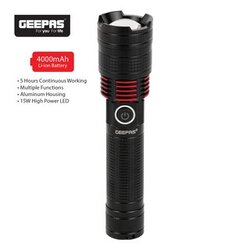 Geepas GFL3854 , Rechargeable Led Flashlight