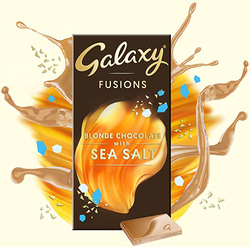 Galaxy Fusion Sea Salt Blonde Chocolate, 100g