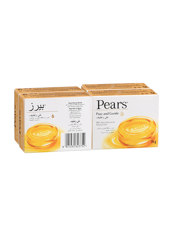 

Pears Pure & Gentle Soap, 4 x 125gm