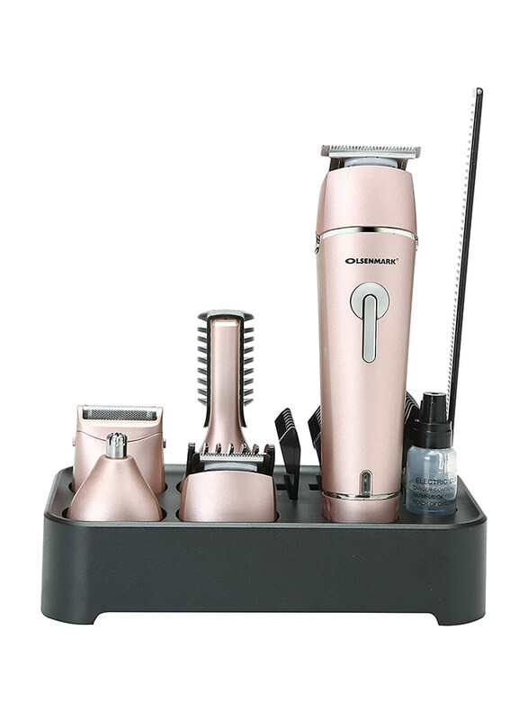 

Olsenmark 11-in-1 Grooming Kit, OMTR4034, Rose Gold