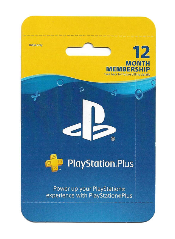 

Sony PlayStation Plus 12 Months Membership Card, Blue