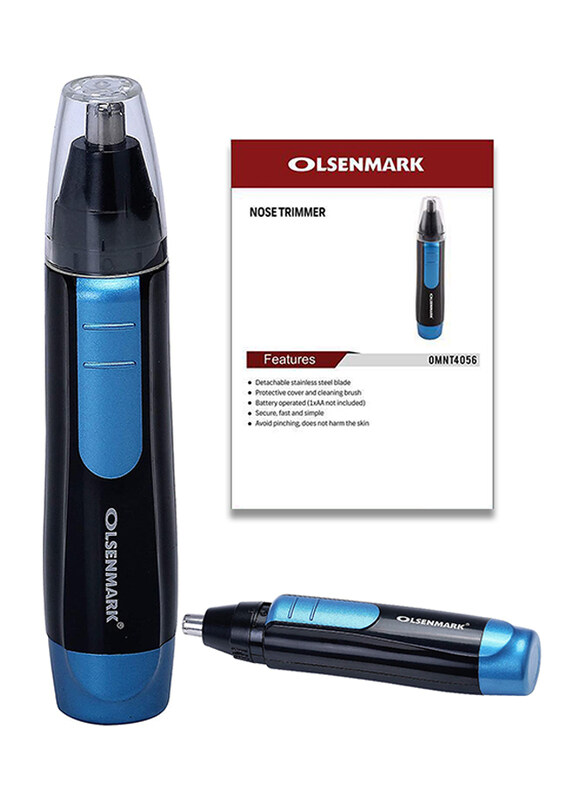 

Olsenmark Portable Nose Hair Trimmer, OMNT4056, Black/Blue