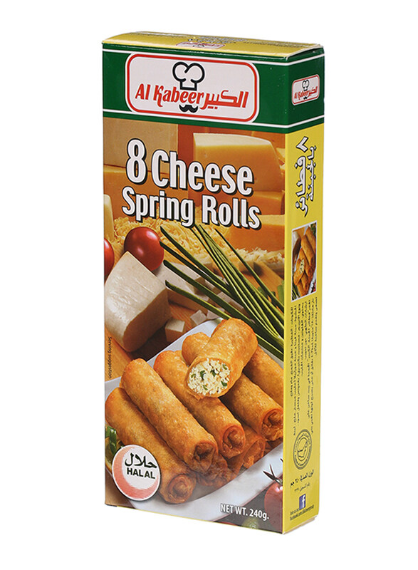 

Al Kabeer Frozen Cheese Spring Roll, 240g