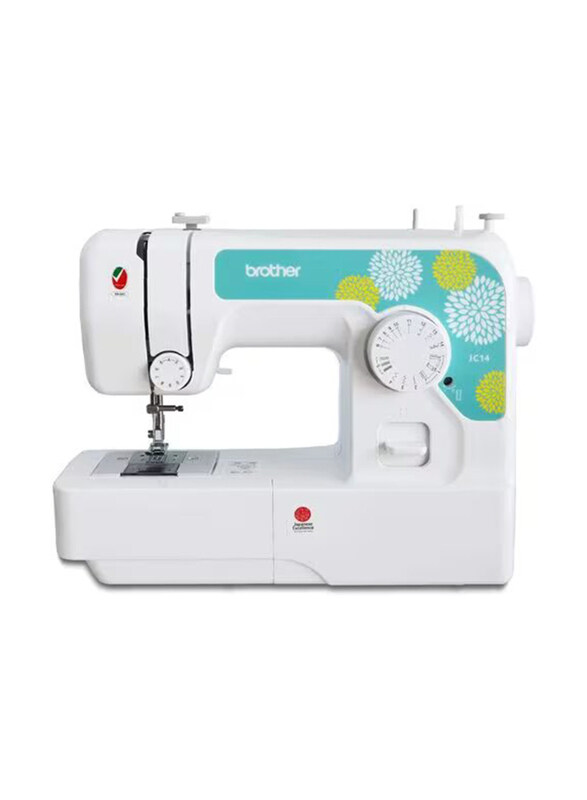 

Brother Household Sewing Machine, JC14, White/Blue