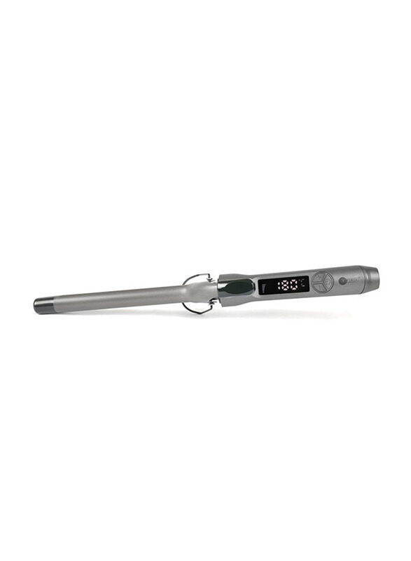 Afra 360 Swivel Cord Hair Curler with LCD Display & Adjustable Temperature, AF-360HCGY, Silver