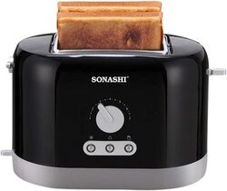Sonashi 2 Slice Bread Toaster ,ST 209 ,Countertop Toaster with Heating Control, Pilot Lamps, Detachable Crumb Tray