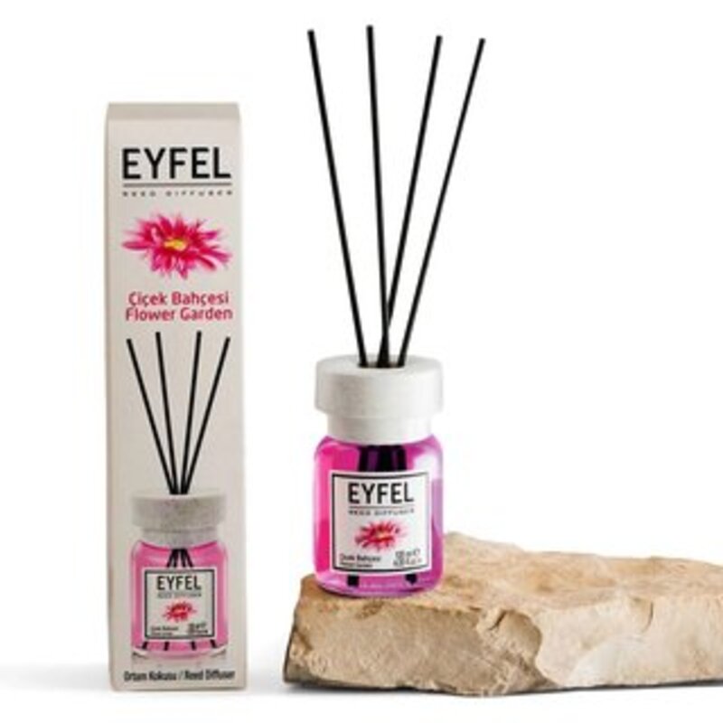 EYFEL Aroma Diffuser With Sticks Flower Garden,  120ml