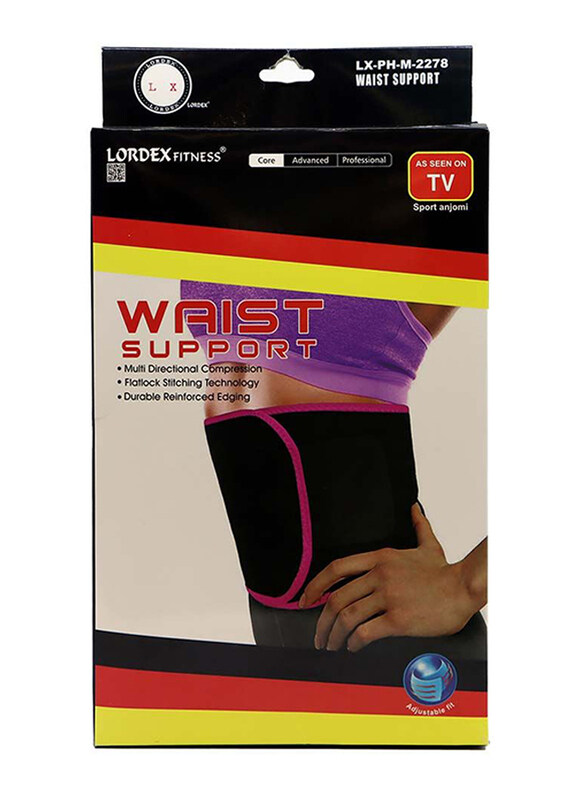 

Lordex Waist Support, LX-2278, Black/Pink