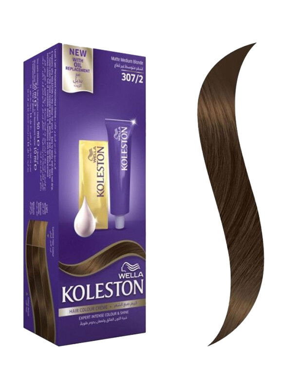 

Koleston Maxi Hair Color, 50ml, 307/2 Matt Med Blonde